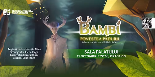 \ud83e\udd8c Bambi - Povestea P\u0103durii - Spectacol muzical pentru copii