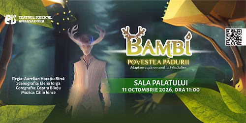 \ud83e\udd8c Bambi - Povestea P\u0103durii - Spectacol muzical pentru copii