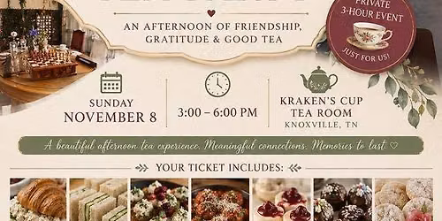 The Guest List: Friendsgiving Tea Party