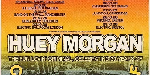 London - Come Find Yourself - 30th Anniversary Tour