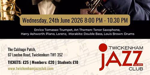 Enrico Tomasso & Art Themen with Harry Ashworth Trio