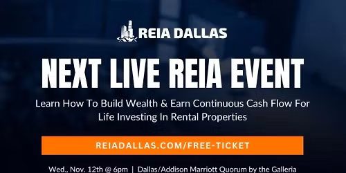 LIVE EVENT: Build Wealth & Earn Cash Flow For Life Investing In Rentals