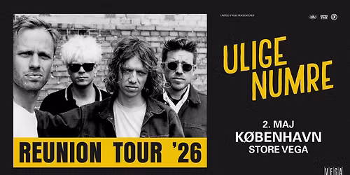 Ulige Numre - VEGA - UDSOLGT