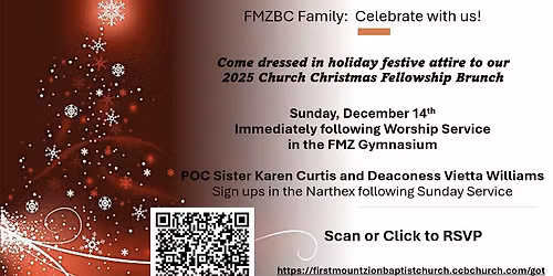 2025 Church Christmas Fellowship Brunch