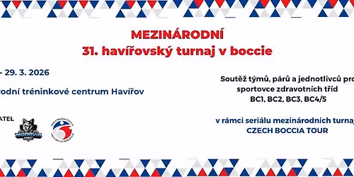 Czech Boccia Tour 2026 \/\/ International 31st tournament in boccia in Hav\u00ed\u0159ov