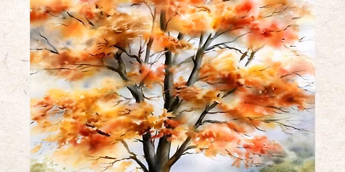 Watercolor Autumn Tree by Terri 10\/16\/26