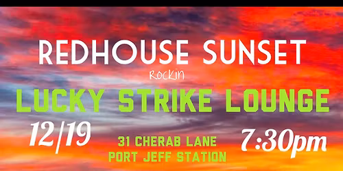 Redhouse Sunset Holiday Bash at LUCKY STRIKE Bar & Lounge