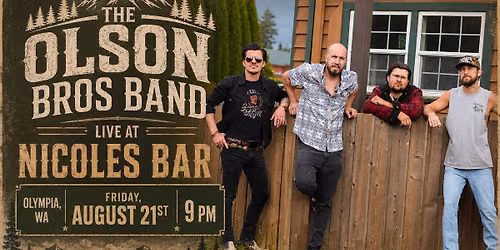 The Olson Bros Band at Nicoles Bar (Olympia, WA)