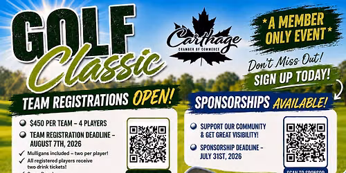 Carthage Chamber Golf Classic