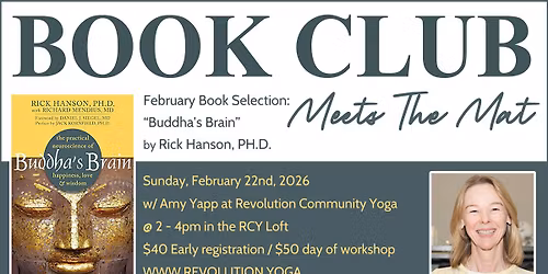 Book Club Meets the Mat \u2022 \u201cBuddha\u2019s Brain\u201d