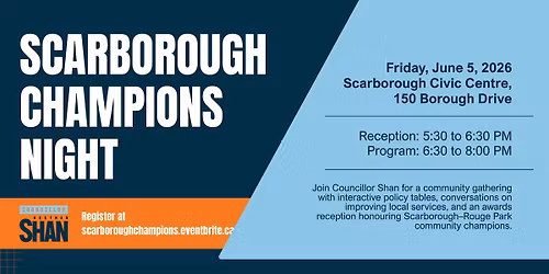 Scarborough Champions Night