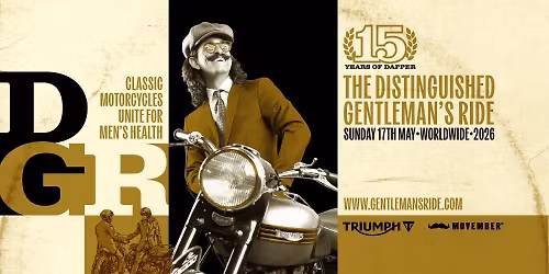 \u0f3b\u0f3a The Distinguished Gentleman\u2019s Ride - Poole 2026