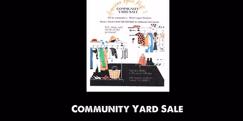 Community Yard Sale