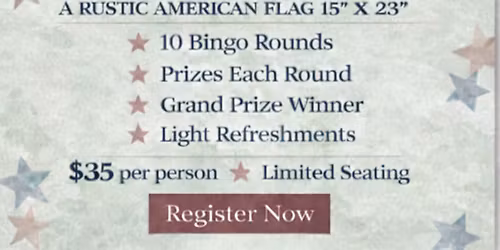 STARS, STRIPES & BINGO WITH DONNA