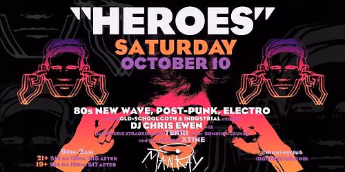 HEROES Saturday October 10th