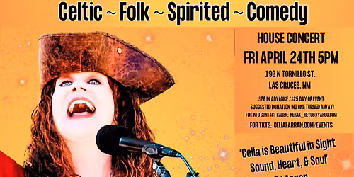 Las Cruces House Concert with Celia Farran