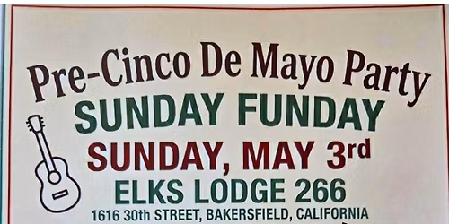 Pre- Cinco de Mayo Party May 3