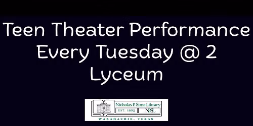 Teen Theater Performance