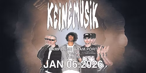 KEINEMUSIK RETURNS TO ZAMNA TULUM ON JANUARY 6, 2026
