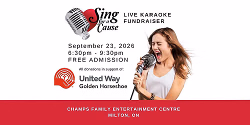 Sing for a Cause - United Way Golden Horseshoe