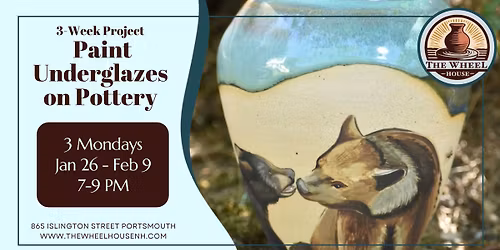 3-Week Project: Paint Underglazes on Pottery
