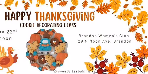 Cookie Decorating - Lets give Thanks!