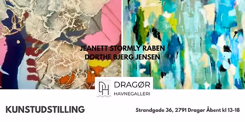 Duoudstilling Jeanett Stormly Raben & Dorthe Bjerg Jensen 