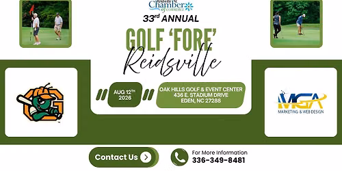 33rd Annual Golf "Fore" Reidsville Captain's Choice Tournament