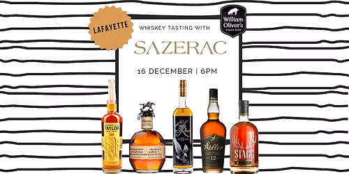 Sazerac Whiskey Tasting