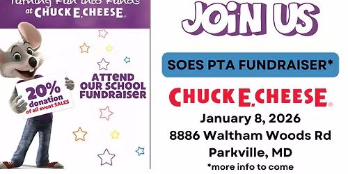 Chuck E. Cheese Spirit Night