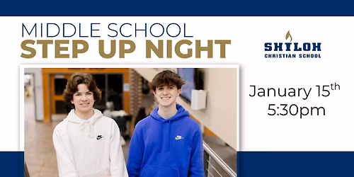 Middle School Step Up Night