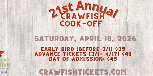 21st Annual Crawfish Cookoff