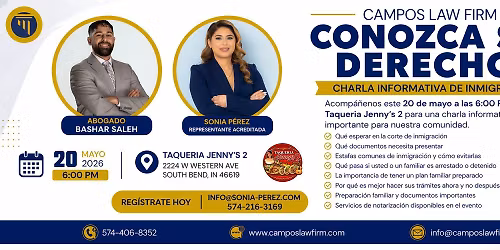 Conozca sus Derechos \u2013 Evento Informativo de Inmigraci\u00f3n