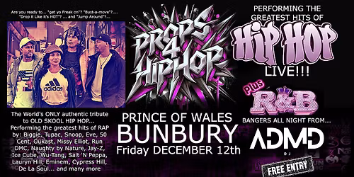 Old Skool HIP HOP + R&B party