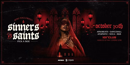 SINNERS VS SAINTS: Afro-Caribbean Halloween Experience