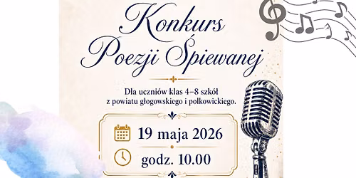 III Powiatowy Konkurs Poezji \u015apiewanej 