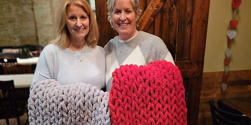 6 SPOTS LEFT! June 23rd - The Vine Chunky Knit Blanket Workshop