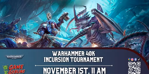 Warhammer 40k Incursion Tournament