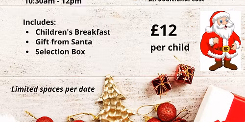 Breakfast with Santa - 1 space left