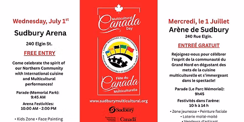 Sudbury Multicultural and Folk Arts Association Canada Day Celebration