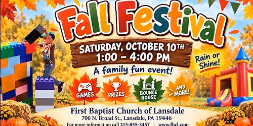 Fall Festival - A Family Friendly Fun Event