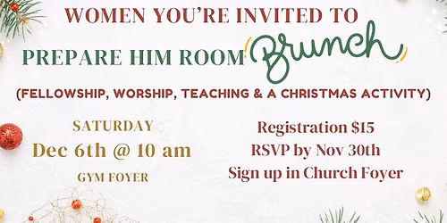 Women's Ministry - Holiday Brunch