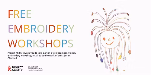 Free Embroidery Workshop at Project Ability