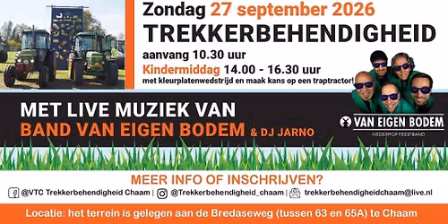 Feestweekend Trekkerbehendigheid Chaam 2026