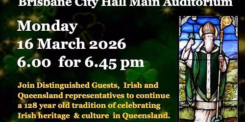 Queensland Irish Association St Patrick's Eve Dinner 2026