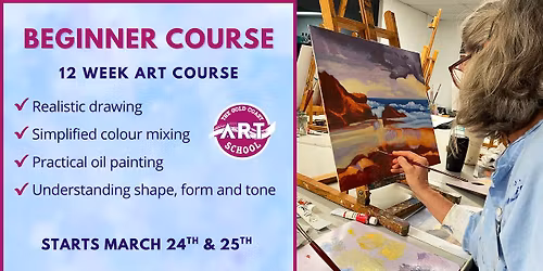 Beginner Art Course (12 Weeks) Gold Coast