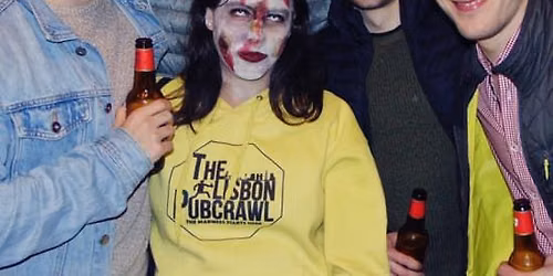 Halloween Haunts: Lisbon Pub Crawl Experience