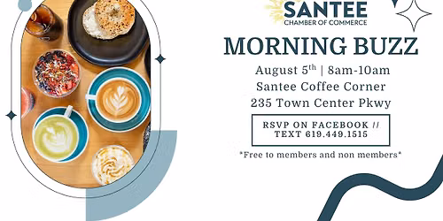 Santee Chamber August 2026 Morning Buzz