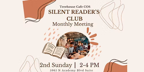 Silent Reader's Club Monthly Meeting- 2nd Sunday