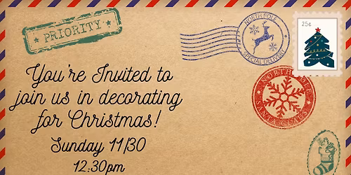 Campus Christmas Decorating